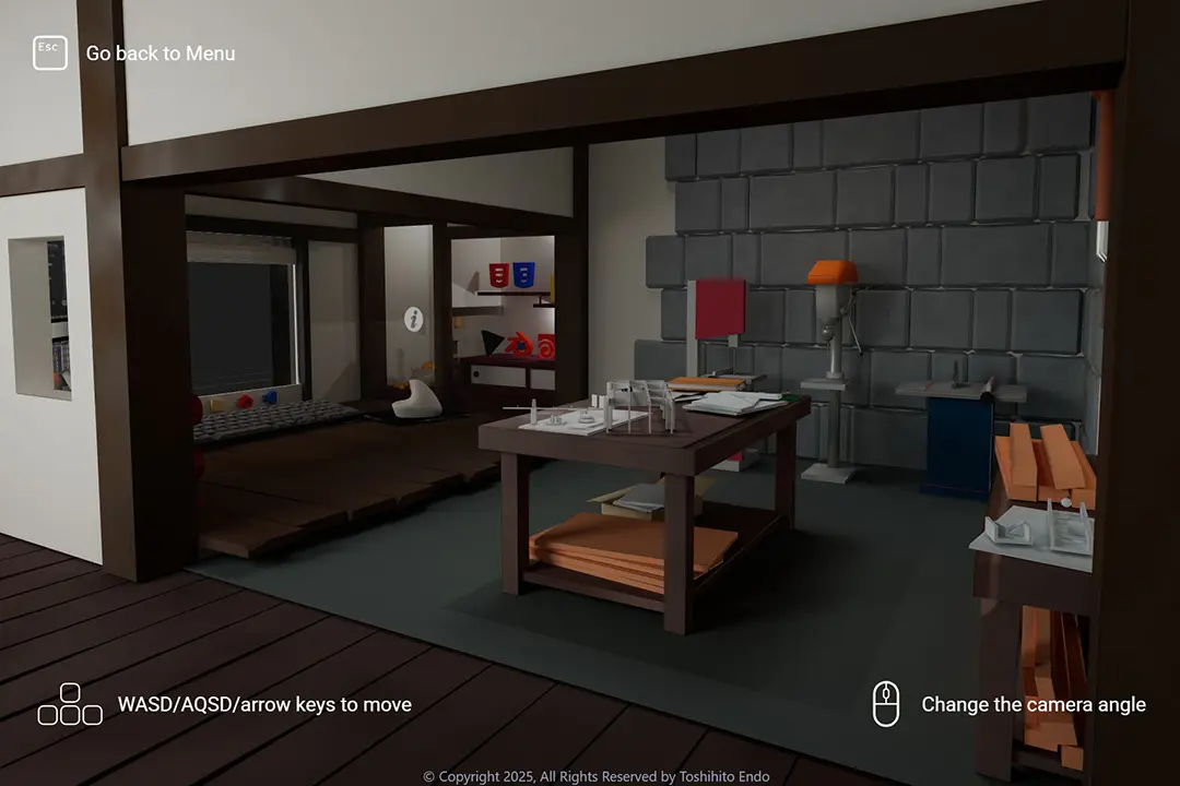 3D Game-like Portfolio