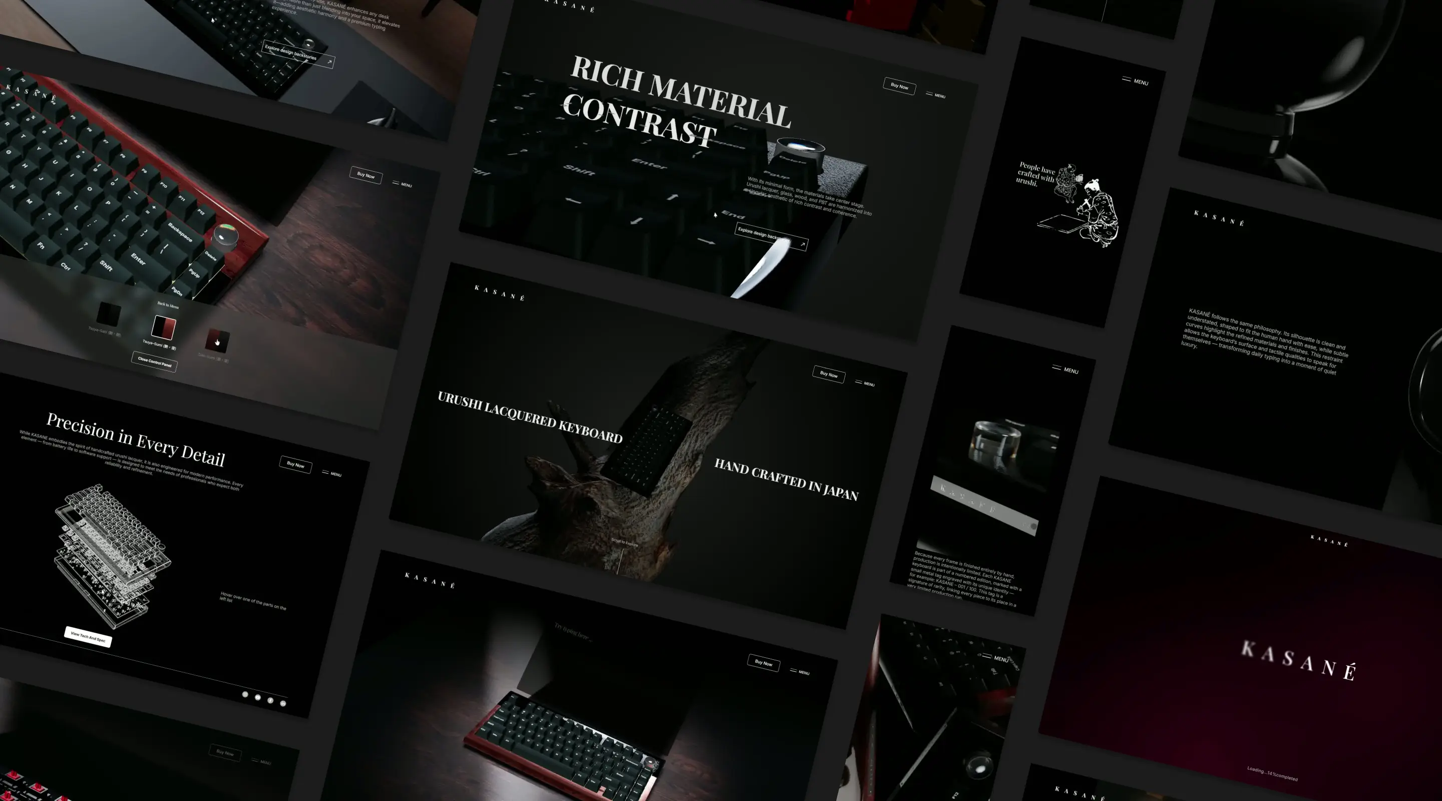 KASANÉ — Urushi Keyboard